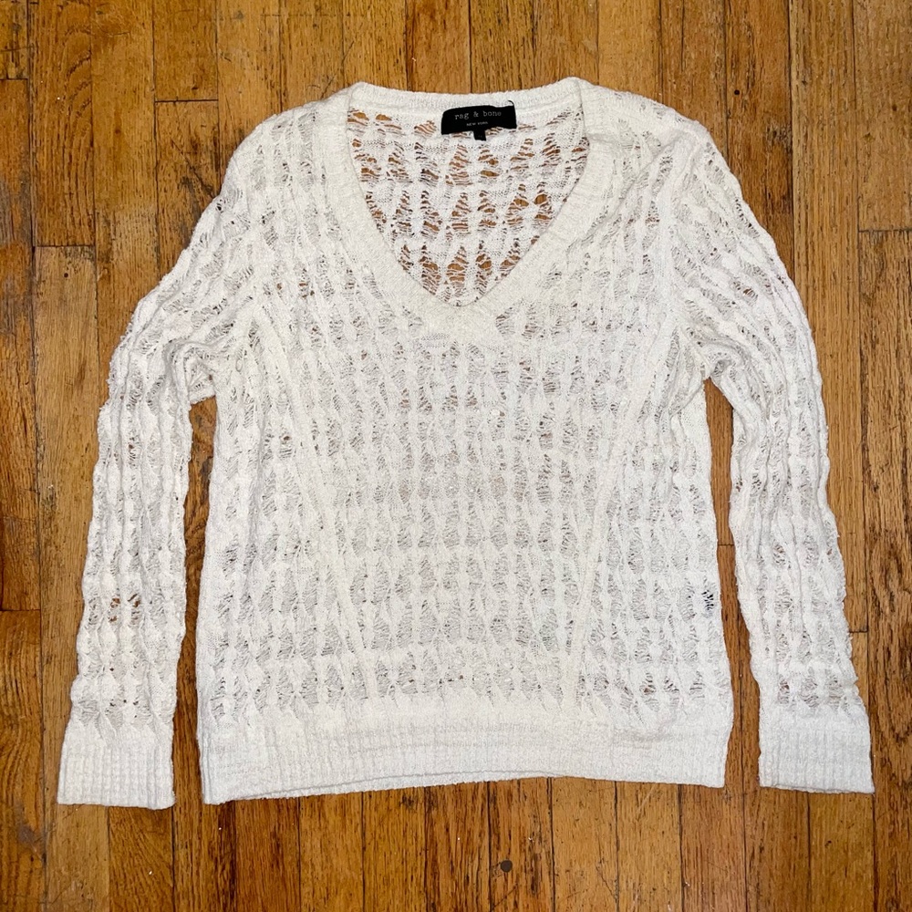 Rag & Bone white sweater